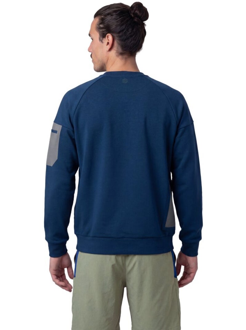Camisola técnica de caminhada homem Azul - Kiabi