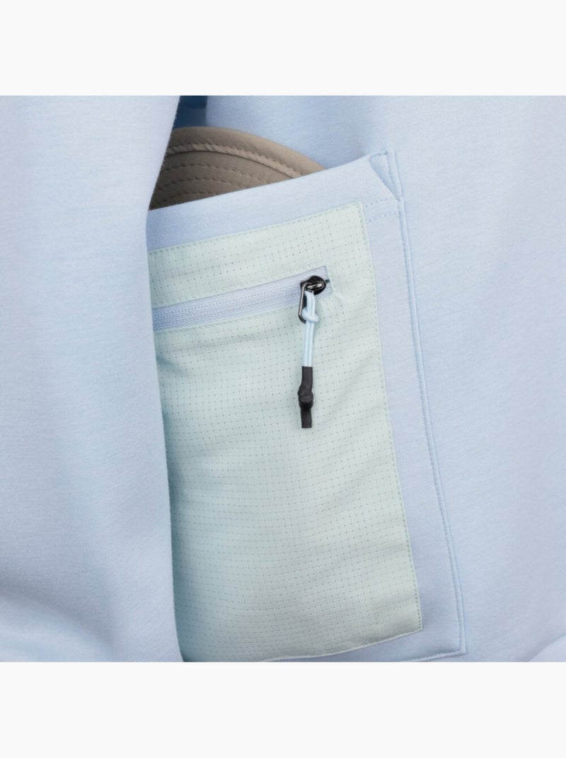 Camisola técnica de caminhada mulher Azul - Kiabi