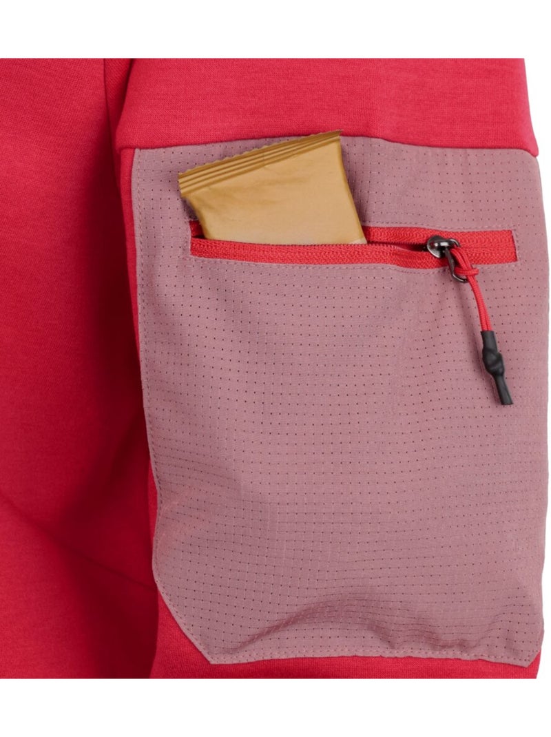 Camisola técnica de caminhada mulher Vermelho - Kiabi