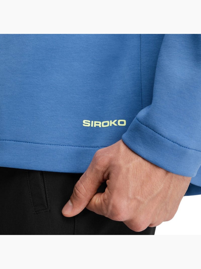 Camisola técnica de mtb com capuz para homem Azul - Kiabi