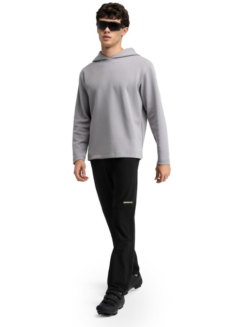 Camisola técnica de mtb com capuz para homem Branco Cinza - Kiabi