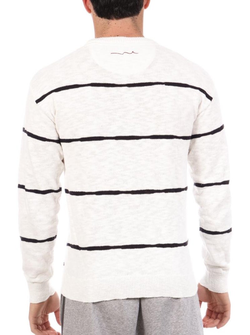 Camisola Teddy Smith Lizio para Homem Branca/Preta Branco - Kiabi