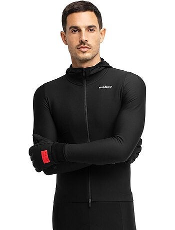 Camisola térmica de ciclismo com capuz homem