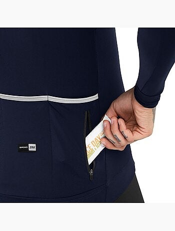 Camisola térmica de ciclismo para homem