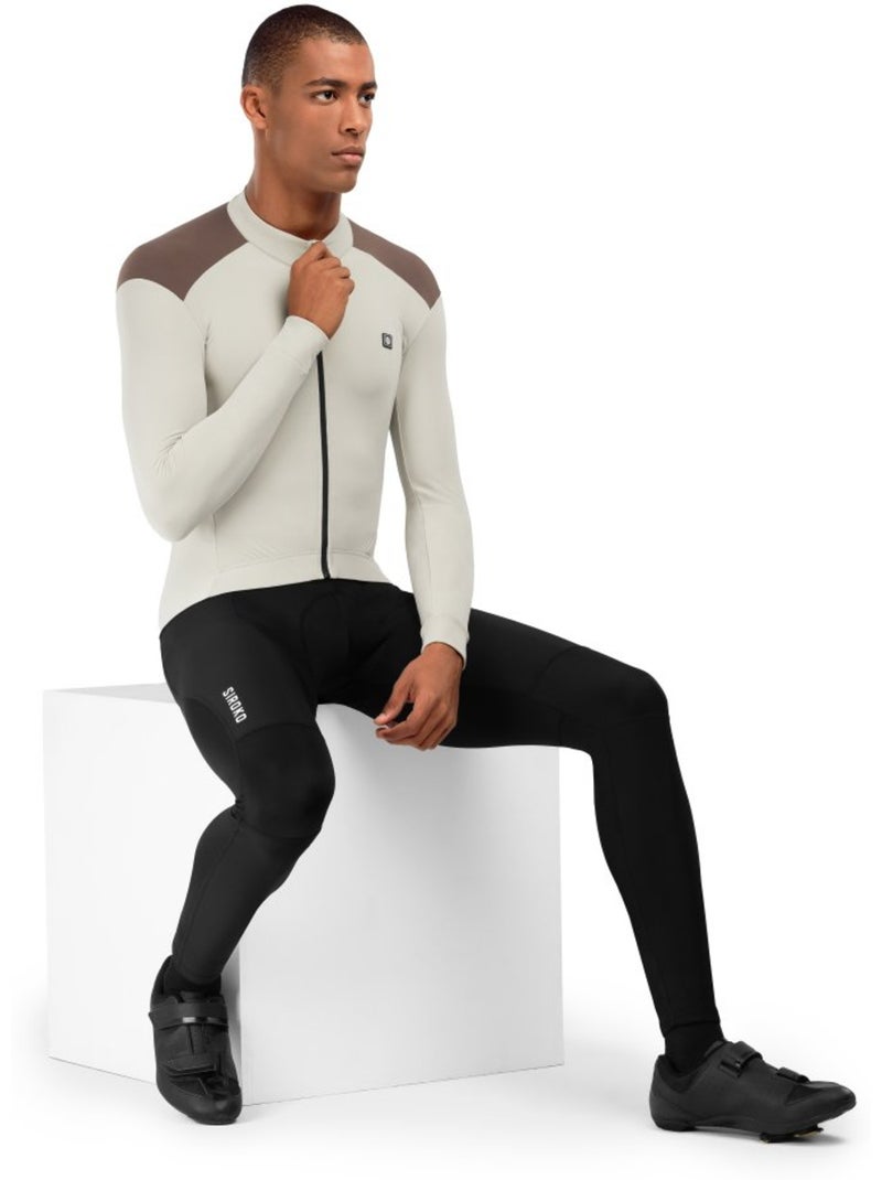 Camisola térmica de ciclismo para homem Bege - Kiabi