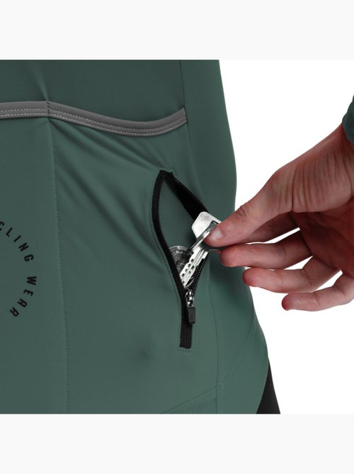 Camisola térmica de ciclismo para homem - Kiabi