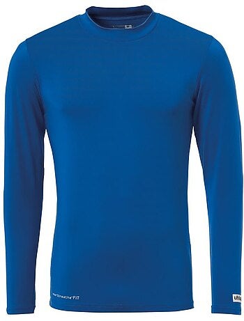 Camisola térmica uhlsport distinction azul para homem