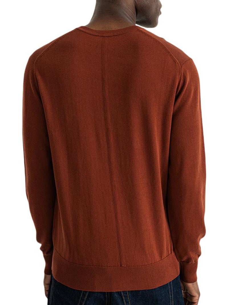 Camisola Terracota Calvin Klein Jeans Supima para Homem Castanho-tabaco - Kiabi