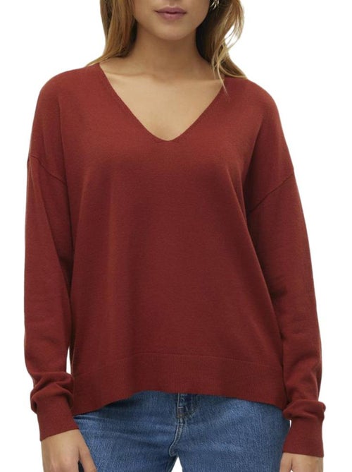 Camisola Terracota Vero Moda Breezess para Mulher - Kiabi Camisola Terracota Vero Moda Breezess para Mulher - Kiabi