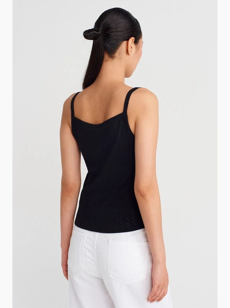 Camisola texturizada algodão modal dilvin Preto - Kiabi