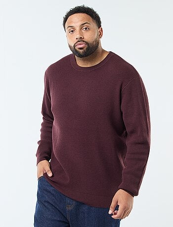 Camisola texturizada em malha stretch
