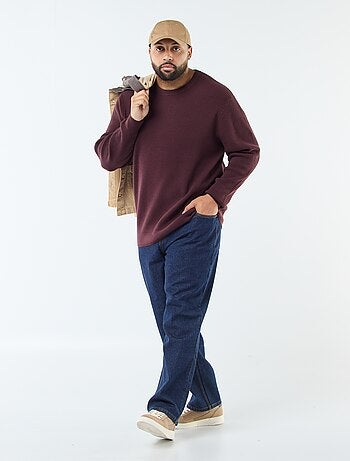 Camisola texturizada em malha stretch