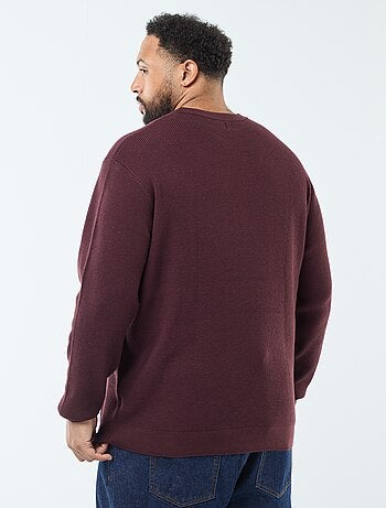 Camisola texturizada em malha stretch