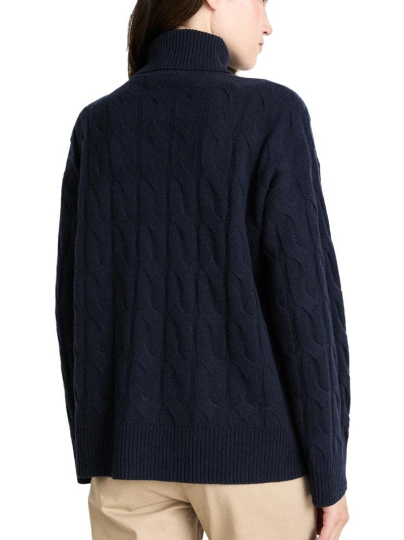 Camisola Tommy Hilfiger Soft de Malha para Mulher Azul-marinho - Kiabi