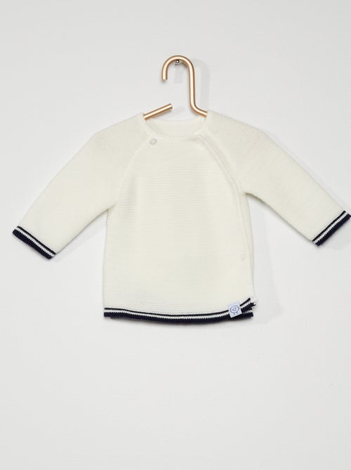 Camisola tricotada 'La Manufacture de Layette' - Kiabi