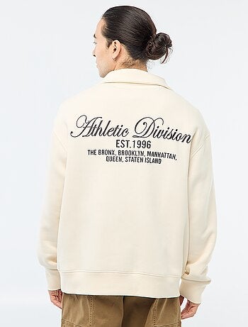 Camisola "Trucker" em Moletom