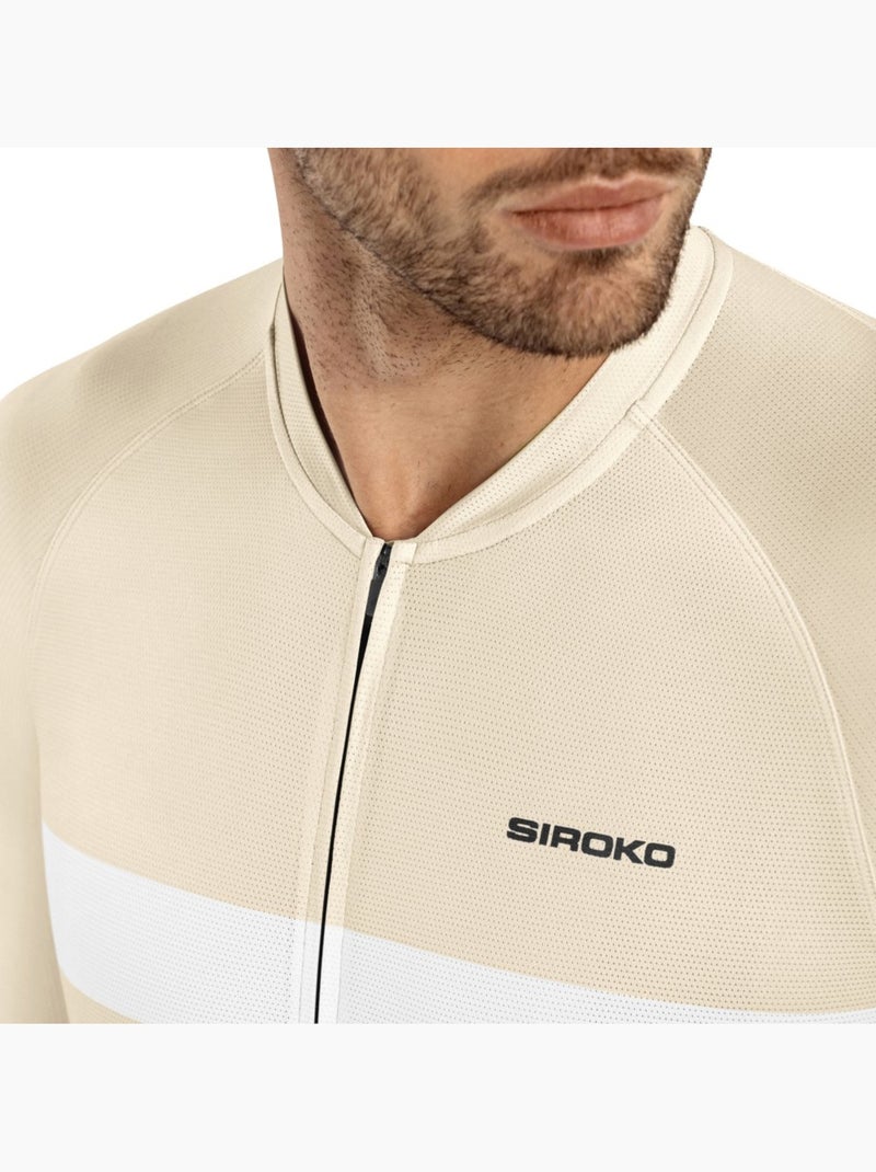 Camisola ultraleve de ciclismo homem Bege - Kiabi