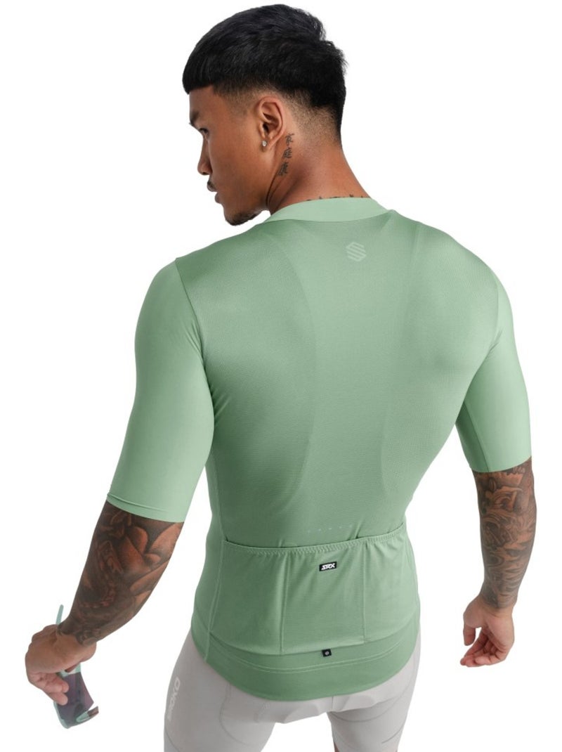 Camisola ultraleve de ciclismo homem Verde oliva - Kiabi
