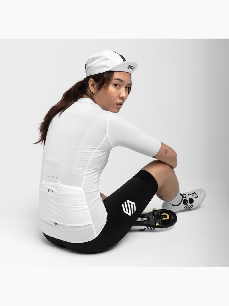Camisola ultraleve de ciclismo mulher Branco - Kiabi