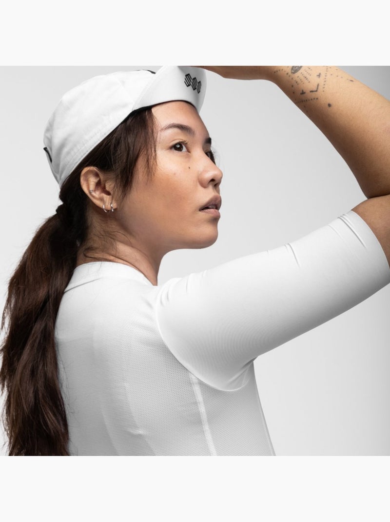 Camisola ultraleve de ciclismo mulher Branco - Kiabi