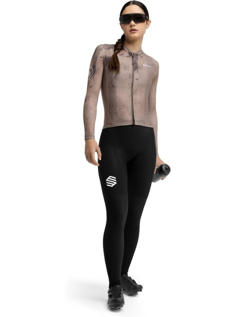 Camisola ultraleve de ciclismo mulher Castanho - Kiabi