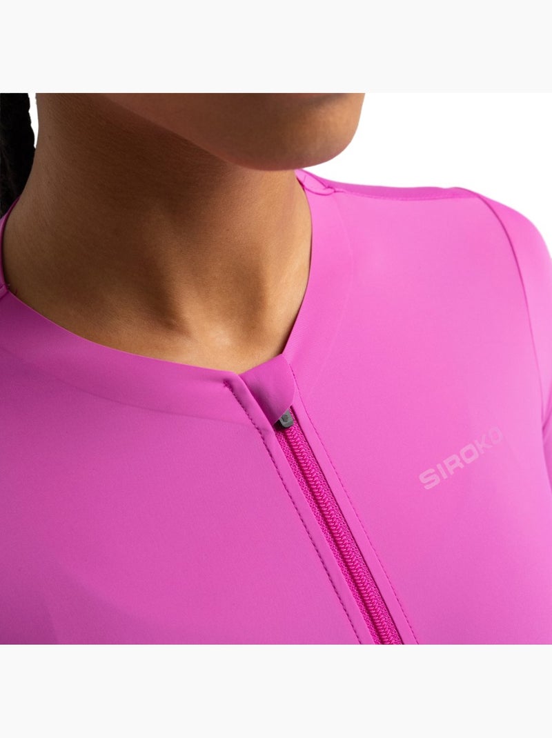 Camisola ultraleve de ciclismo mulher Rosa - Kiabi