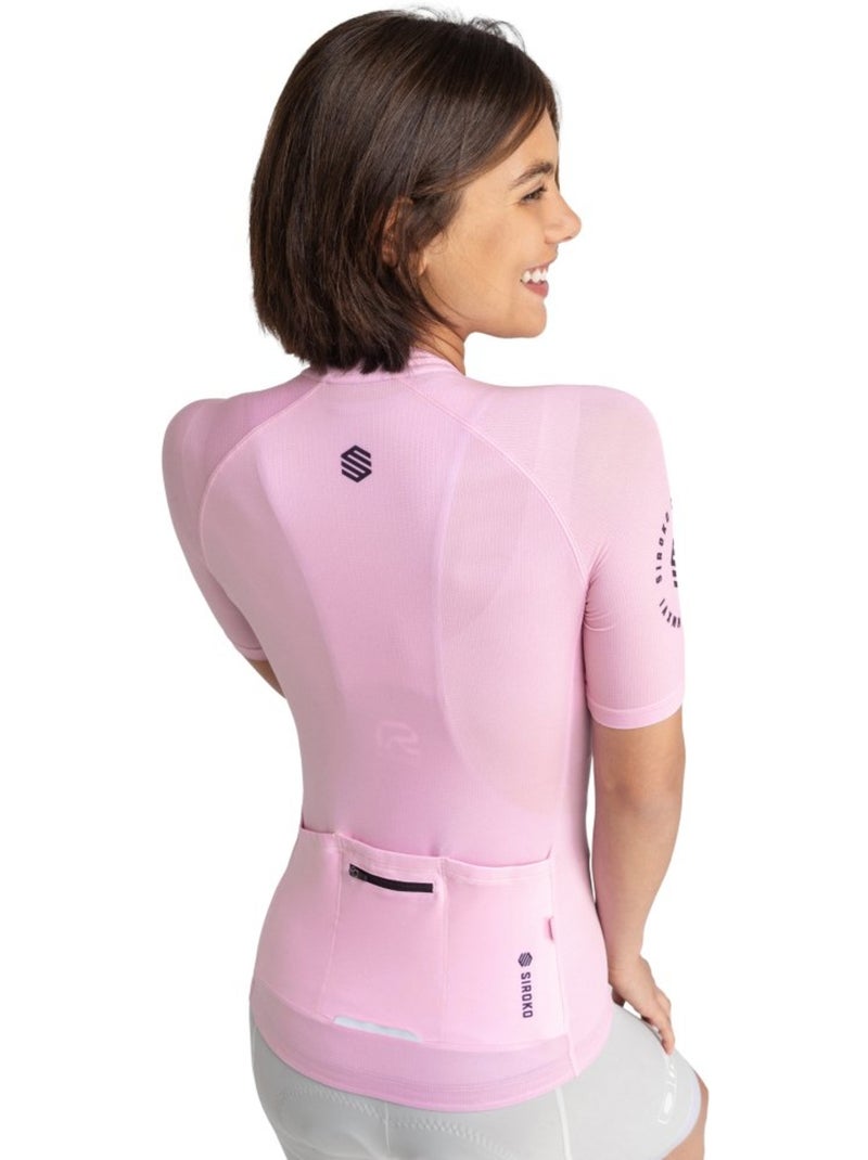 Camisola ultraleve de ciclismo mulher Rosa - Kiabi