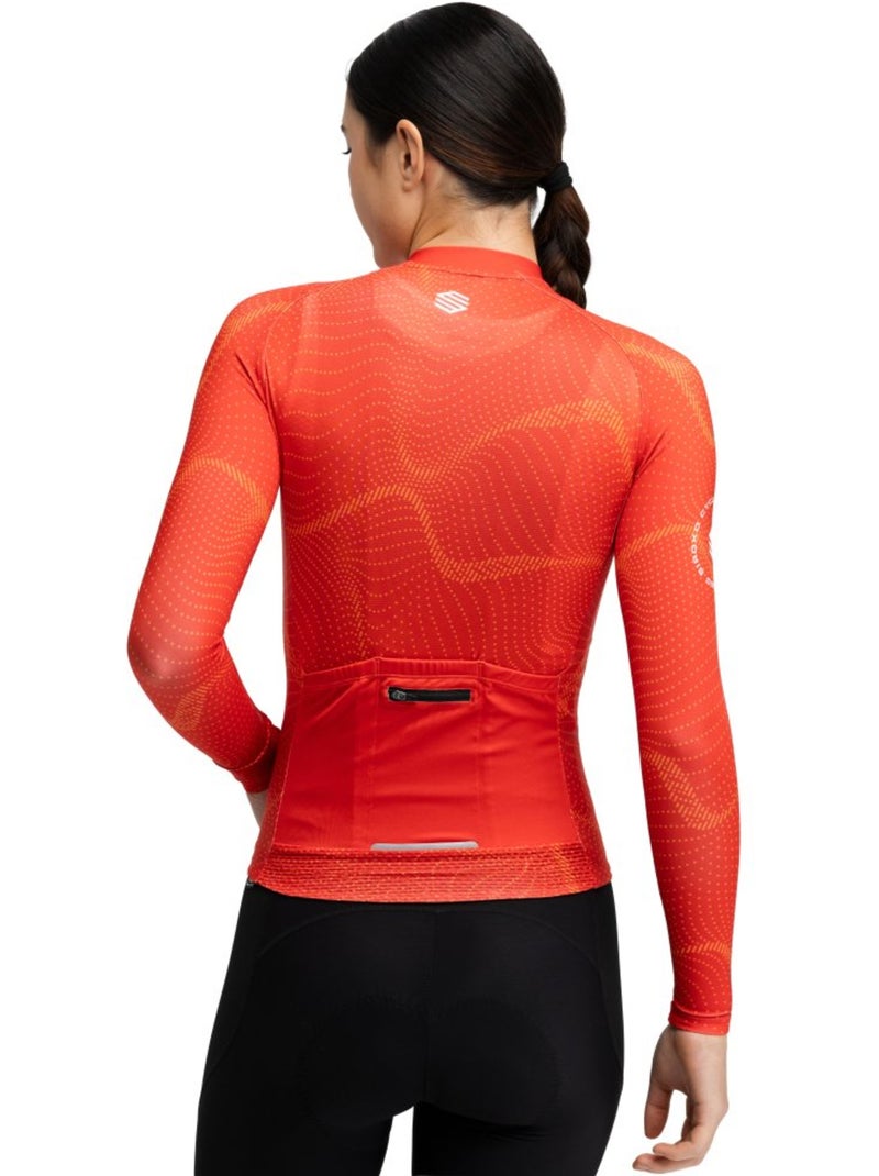 Camisola ultraleve de ciclismo mulher Vermelho - Kiabi