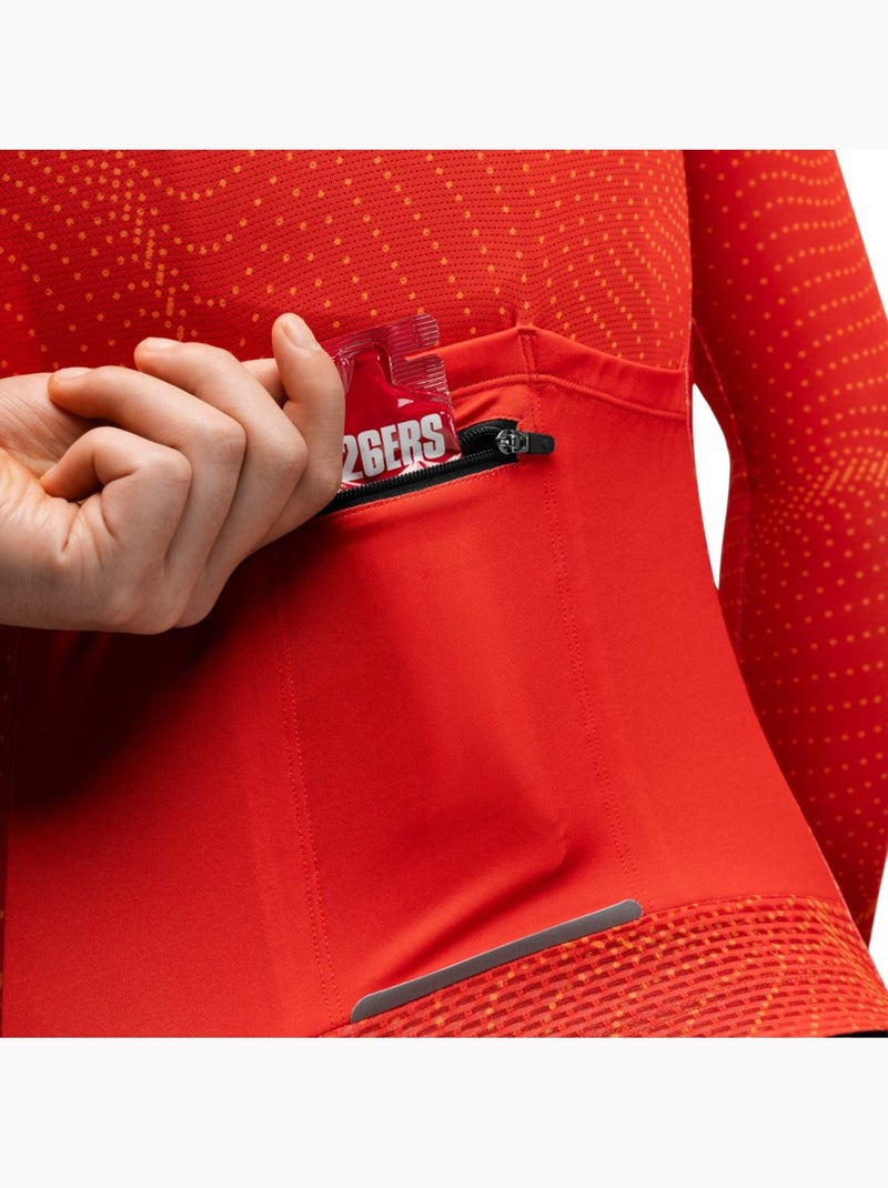 Camisola ultraleve de ciclismo mulher Vermelho - Kiabi