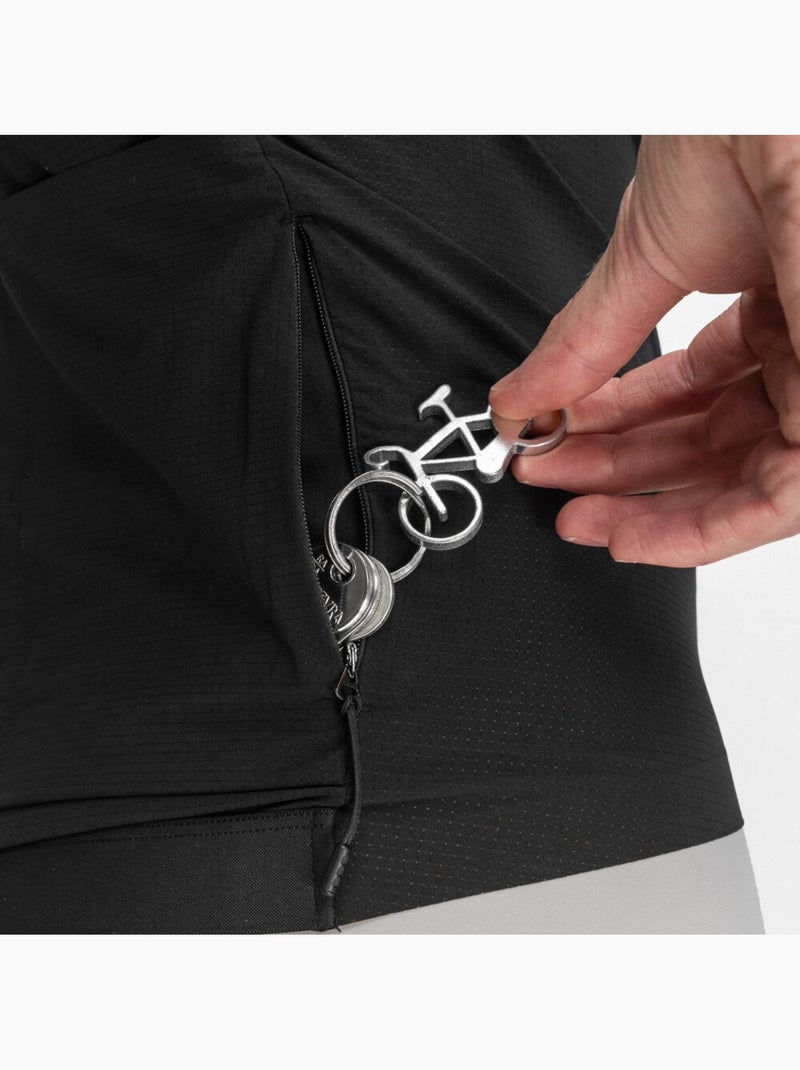 Camisola ultraleve de ciclismo para homem Preto - Kiabi