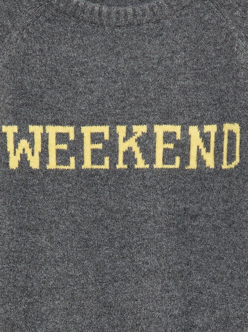 Camisola ultramacia com mensagem - Kiabi