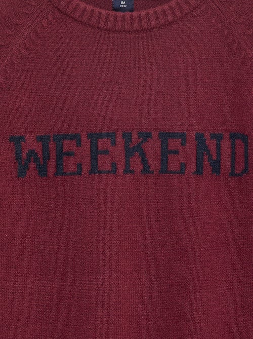 Camisola ultramacia com mensagem - Kiabi