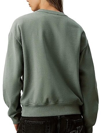 Sweat Bordeaux Calvin Klein Jeans Archive para Mulher
