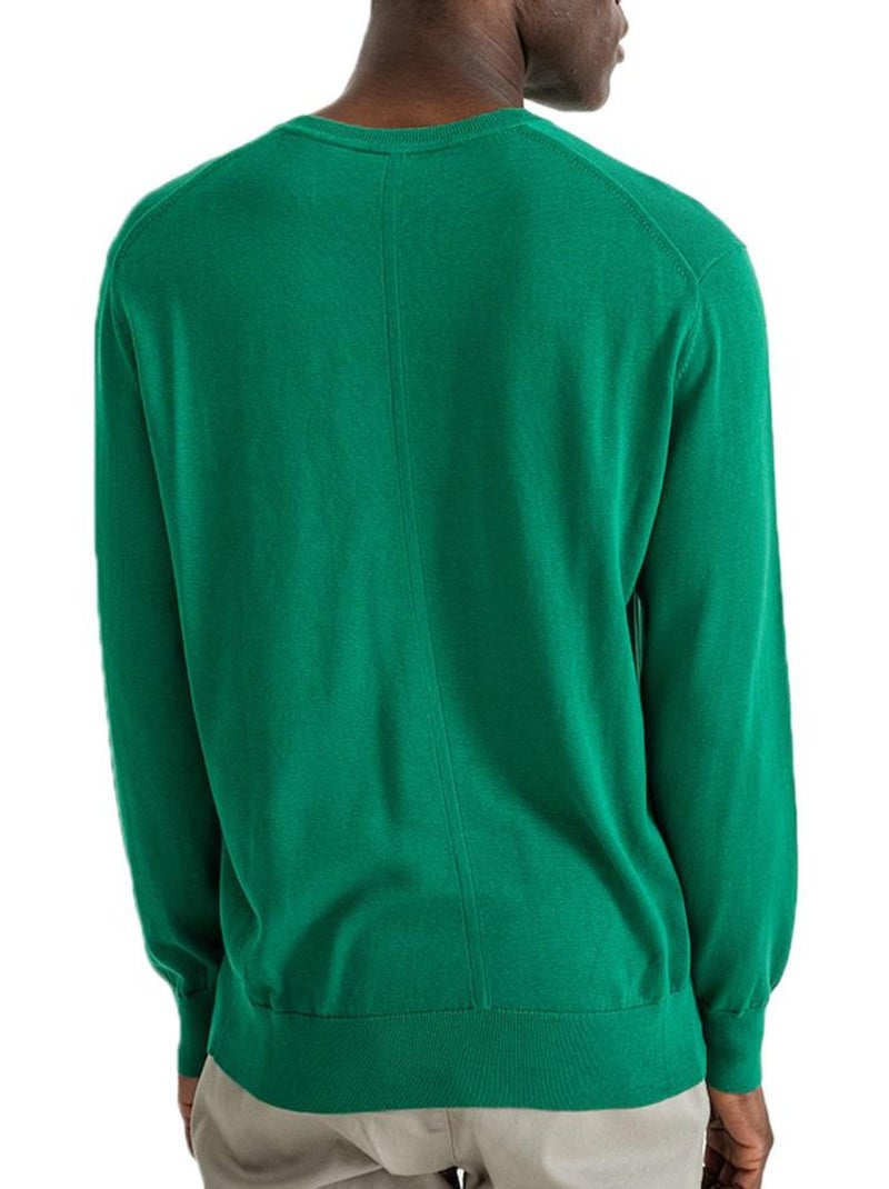Camisola Verde Calvin Klein Jeans Supima para Homem Verde - Kiabi