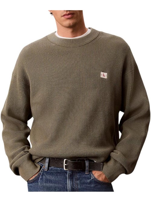 Camisola Verde de Homem Calvin Klein 350terry Monog YAS - Kiabi Camisola Verde de Homem Calvin Klein 350terry Monog YAS - Kiabi