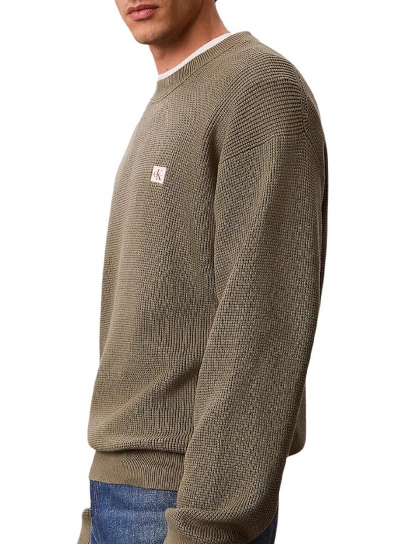 Camisola Verde de Homem Calvin Klein 350terry Monog YAS Verde - Kiabi