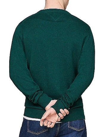Camisola Verde de Homem Tommy Hilfiger Pima