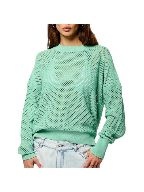 Camisola Verde Kaporal Leore para Mulher - Kiabi Camisola Verde Kaporal Leore para Mulher - Kiabi