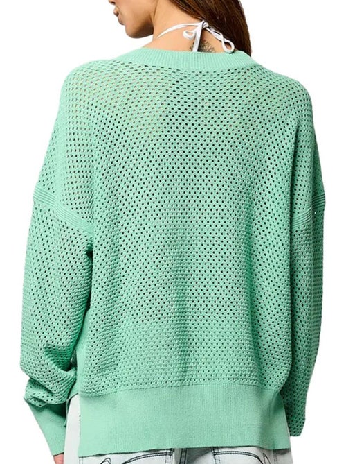 Camisola Verde Kaporal Leore para Mulher - Kiabi Camisola Verde Kaporal Leore para Mulher - Kiabi