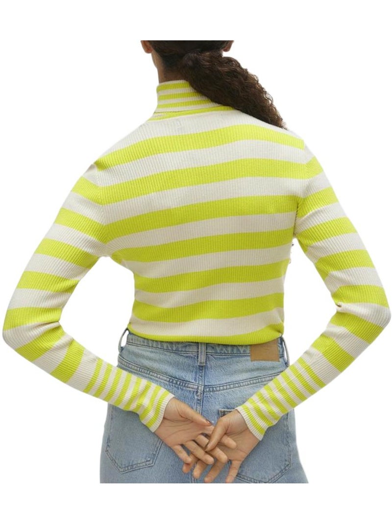 Camisola Verde/Cru Vero Moda Maxine para Mulher Verde - Kiabi