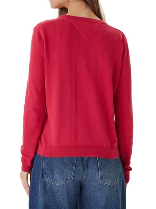 Camisola Vermelha de Mulher Tommy Hilfiger com Decote em V - Kiabi Camisola Vermelha de Mulher Tommy Hilfiger com Decote em V - Kiabi