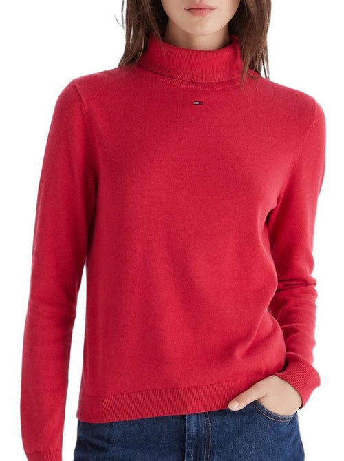 Camisola Vermelha Tommy Hilfiger Tjw Essential para Mulher - Kiabi Camisola Vermelha Tommy Hilfiger Tjw Essential para Mulher - Kiabi