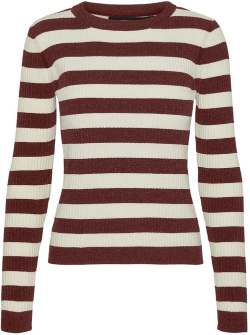 Camisola Vero Moda Chili Bege/Vermelha para Mulher - Kiabi