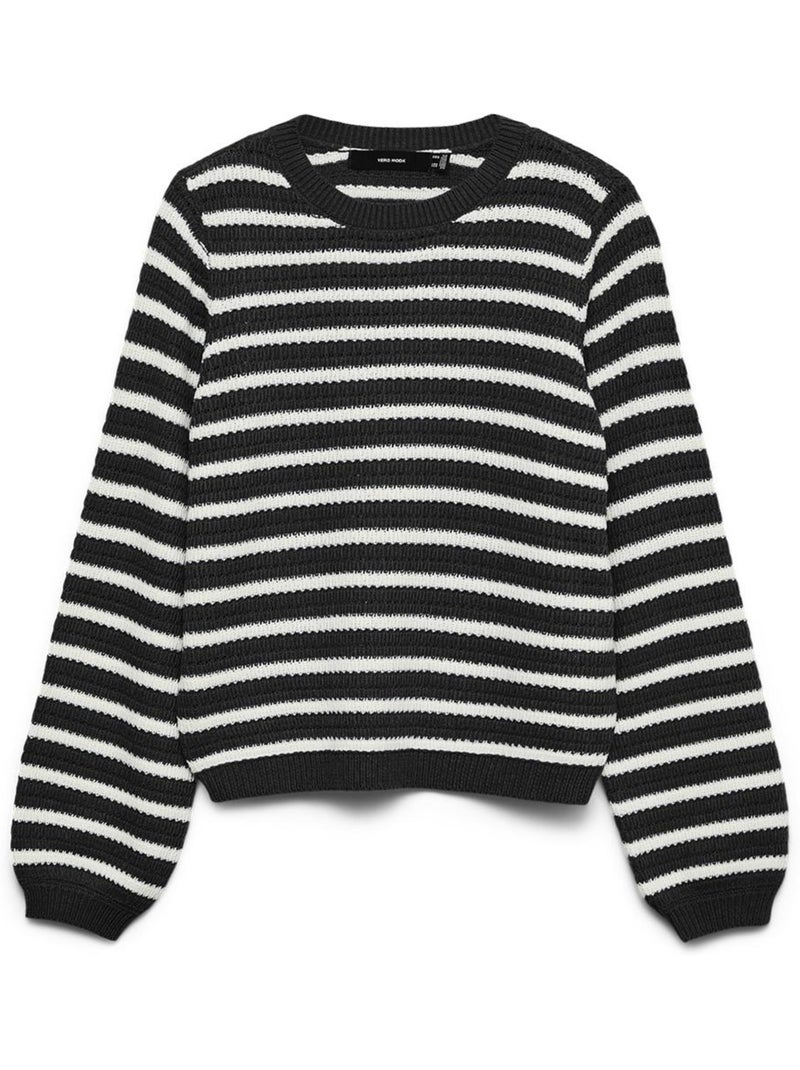 Camisola Vero Moda Gorgeous para Mulher em Preto e Branco Preto - Kiabi