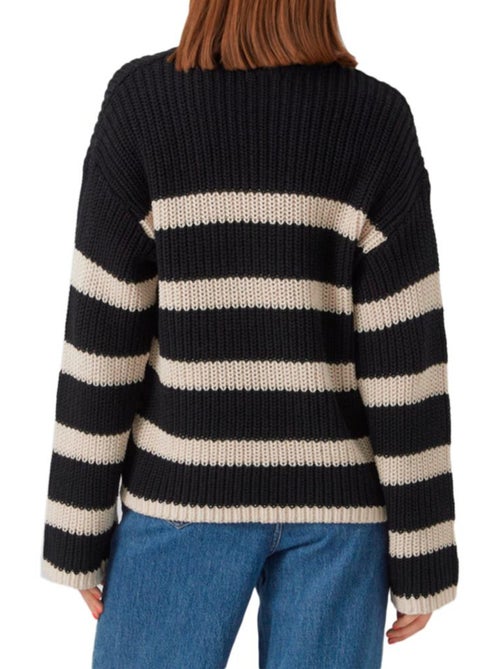 Camisola Vero Moda Hilda em Preto e Bege para Mulher - Kiabi