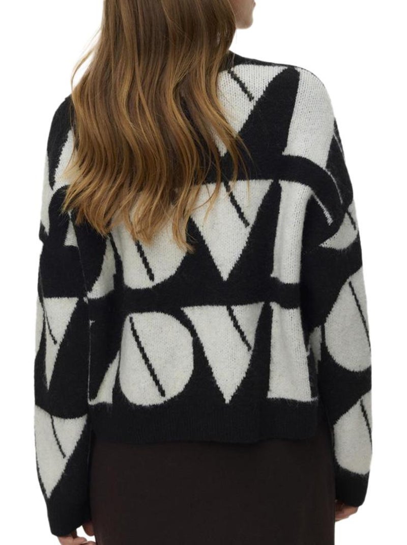Camisola Vero Moda Love para Mulher - Preto/Cinzento Preto - Kiabi