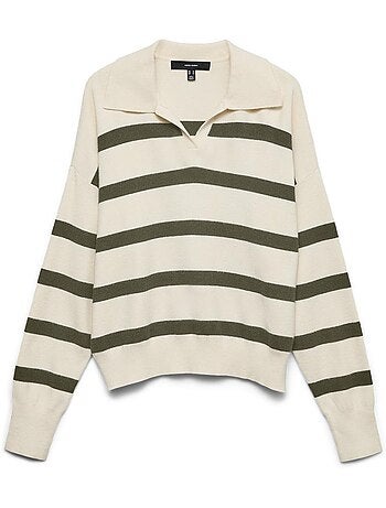 Camisola Vero Moda Maria Bege/Caqui para Mulher