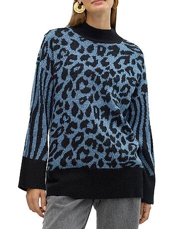 Camisola Vero Moda Mars para Mulher em Preto e Azul