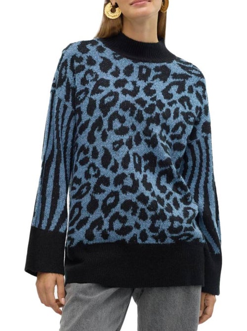 Camisola Vero Moda Mars para Mulher em Preto e Azul - Kiabi Camisola Vero Moda Mars para Mulher em Preto e Azul - Kiabi