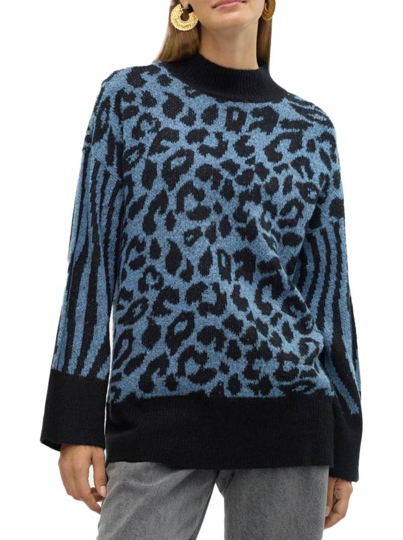 Camisola Vero Moda Mars para Mulher em Preto e Azul Azul - Kiabi